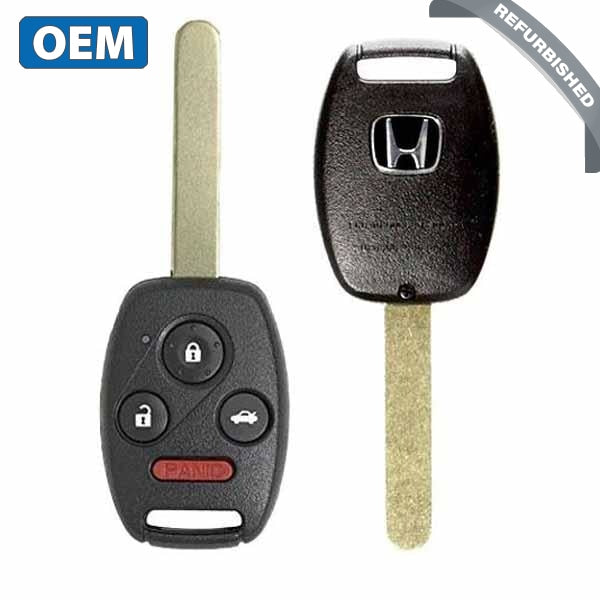 2012-2014 Honda Civic / Accord Plug In / 4-Button Remote Head Key / PN: 35118-TR0-A00 / N5F-A05TAA(OEM) - UHS Hardware 2012-2014 Honda Civic / Accord Plug In / 4-Button Remote Head Key / PN: 35118-TR0-A00 / N5F-A05TAA(OEM) - UHS Hardware