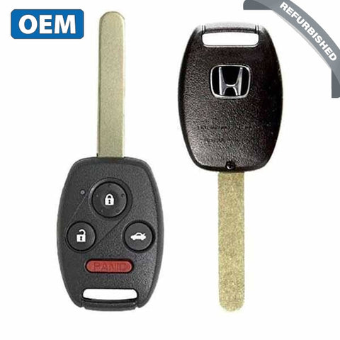 2012-2014 Honda Civic / Accord Plug In / 4-Button Remote Head Key / PN: 35118-TR0-A00 / N5F-A05TAA(OEM) - UHS Hardware 2012-2014 Honda Civic / Accord Plug In / 4-Button Remote Head Key / PN: 35118-TR0-A00 / N5F-A05TAA(OEM) - UHS Hardware