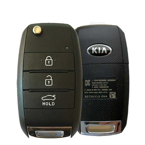 2012-2016 Kia Rio Pride / 3-Button Flip Key Pn: 95430-1W003 Rke-4F13 (Korea) (Oem) 2012-2016 Kia Rio Pride / 3-Button Flip Key Pn: 95430-1W003 Rke-4F13 (Korea) (Oem)