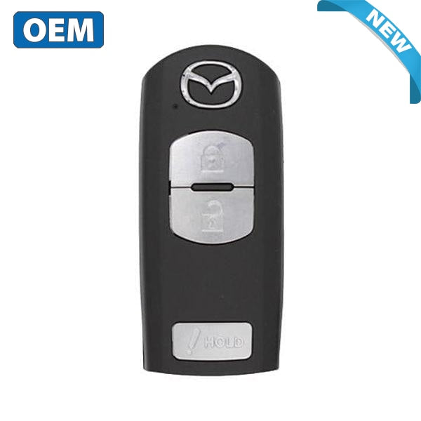 2012-2020 Mazda CX-3 / CX-5 / 3-Button Smart Key / PN: KDY3-67-5DY / WAZSKE13D01 (OEM) - UHS Hardware 2012-2020 Mazda CX-3 / CX-5 / 3-Button Smart Key / PN: KDY3-67-5DY / WAZSKE13D01 (OEM) - UHS Hardware