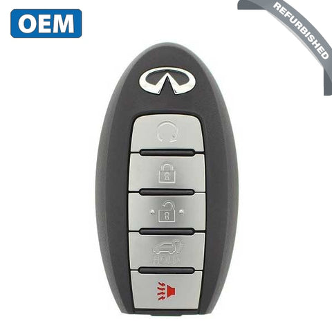 2013-2016 Infiniti / 5-Button Smart Key Pn: 285E3-9Nb5A Kr5S180144014 (Ic 014) (Oem Refurb) 2013-2016 Infiniti / 5-Button Smart Key Pn: 285E3-9Nb5A Kr5S180144014 (Ic 014) (Oem Refurb)