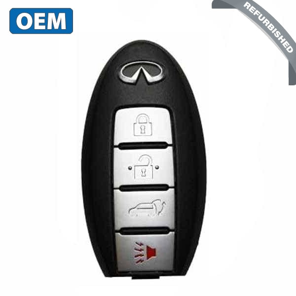 2013-2016 Infiniti JX35 QX60 / 4-Button Smart Key / PN: 285E3-9NB4A / KR5S180144014 / IC 014 (OEM) - UHS Hardware 2013-2016 Infiniti JX35 QX60 / 4-Button Smart Key / PN: 285E3-9NB4A / KR5S180144014 / IC 014 (OEM) - UHS Hardware