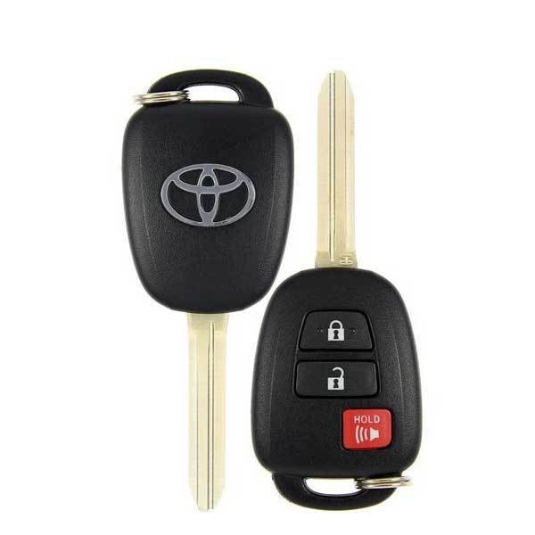 2013-2016 Toyota RAV4 Highlander / 3-Button Remote Head Key / PN: 89070-0R130 / HYQ12BDP (H Chip) (Canada) (OEM) - UHS Hardware 2013-2016 Toyota RAV4 Highlander / 3-Button Remote Head Key / PN: 89070-0R130 / HYQ12BDP (H Chip) (Canada) (OEM) - UHS Hardware
