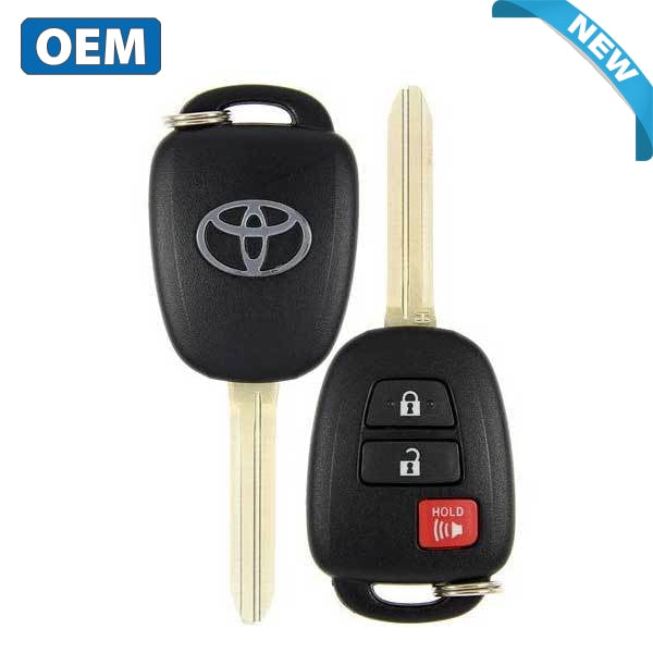 2013-2016 Toyota RAV4 Highlander / 3-Button Remote Head Key / PN: 89070-0R130 / HYQ12BDP (H Chip) (Canada) (OEM) - UHS Hardware 2013-2016 Toyota RAV4 Highlander / 3-Button Remote Head Key / PN: 89070-0R130 / HYQ12BDP (H Chip) (Canada) (OEM) - UHS Hardware