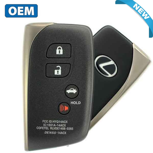 thumbnail image 2 of OEM Lexus HYQ14ACX 4-Button Smart Key Fob – Used, Tested, 271451-5290 Board 2 of 4