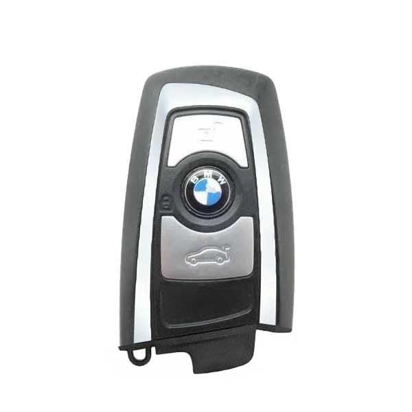 2013-2018 Bmw 7 / 5 3 Series 3-Button Smart Key Ygohuf5767 Fem 433 Mhz - Silver Trim (Oem Refurb) 2013-2018 Bmw 7 / 5 3 Series 3-Button Smart Key Ygohuf5767 Fem 433 Mhz - Silver Trim (Oem Refurb)