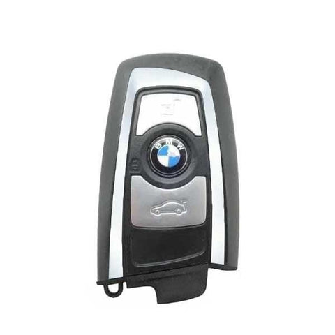 2013-2018 Bmw 7 / 5 3 Series 3-Button Smart Key Ygohuf5767 Fem 433 Mhz - Silver Trim (Oem Refurb) 2013-2018 Bmw 7 / 5 3 Series 3-Button Smart Key Ygohuf5767 Fem 433 Mhz - Silver Trim (Oem Refurb)
