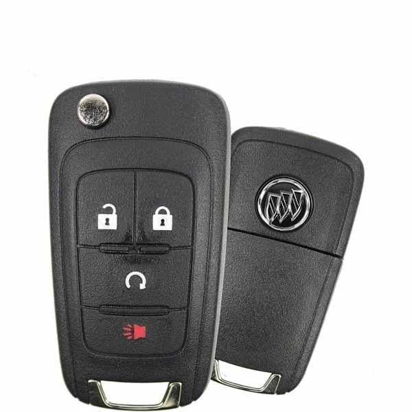 2013-2018 Buick Encore Enclave / 4-Button Flip Key / PN 13585814 / AVL-B01T1AC (OEM) - UHS Hardware 2013-2018 Buick Encore Enclave / 4-Button Flip Key / PN 13585814 / AVL-B01T1AC (OEM) - UHS Hardware