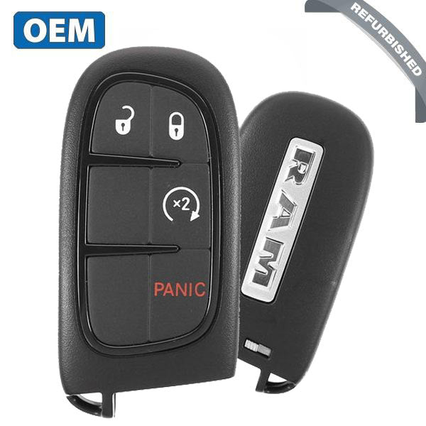 2013-2018 Dodge Ram / 4-Button Smart Key / PN: 56046956AA / GQ4-54T (OEM Refurb) - UHS Hardware 2013-2018 Dodge Ram / 4-Button Smart Key / PN: 56046956AA / GQ4-54T (OEM Refurb) - UHS Hardware