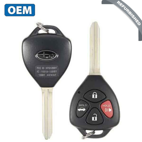 2013-2019 Subaru BRZ / 4-Button Remote Head Key / PN: 57497-CA110 / HYQ12BBY / Chip G (OEM) - UHS Hardware 2013-2019 Subaru BRZ / 4-Button Remote Head Key / PN: 57497-CA110 / HYQ12BBY / Chip G (OEM) - UHS Hardware
