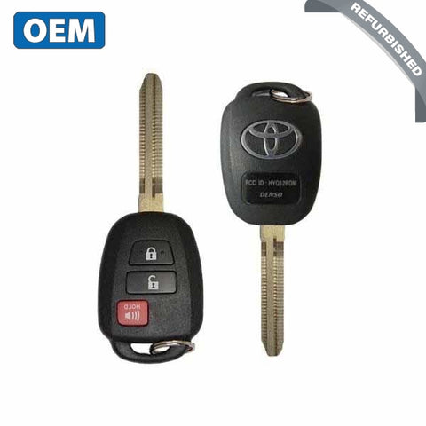 2013-2019 Toyota RAV4 Prius C / 3-Button Remote Head Key / PN: 89070-42D30 / HYQ12BDM (H Chip) (OEM) - UHS Hardware 2013-2019 Toyota RAV4 Prius C / 3-Button Remote Head Key / PN: 89070-42D30 / HYQ12BDM (H Chip) (OEM) - UHS Hardware