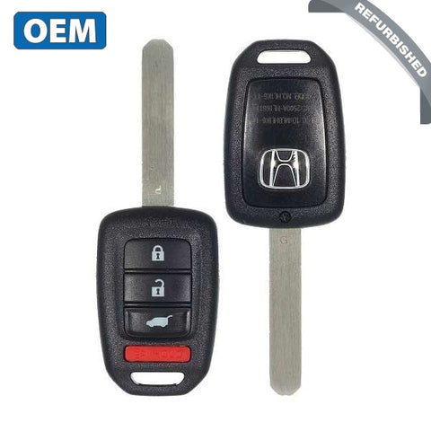 2014-2019 Honda CR-V / HR-V / 4-Button Remote Head Key / PN: 35118-T7S-A00 / MLBHLIK6-1T (OEM) - UHS Hardware 2014-2019 Honda CR-V / HR-V / 4-Button Remote Head Key / PN: 35118-T7S-A00 / MLBHLIK6-1T (OEM) - UHS Hardware