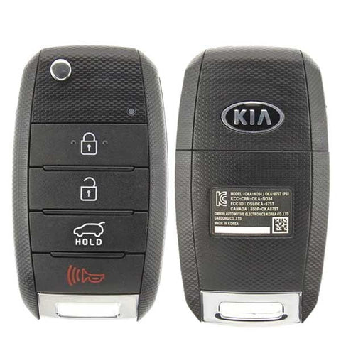 2014-2019 Kia Soul / 4-Button Flip Key Pn: 95430-B2100 Osloka-875T (Ps) (Oem Refurb) 2014-2019 Kia Soul / 4-Button Flip Key Pn: 95430-B2100 Osloka-875T (Ps) (Oem Refurb)
