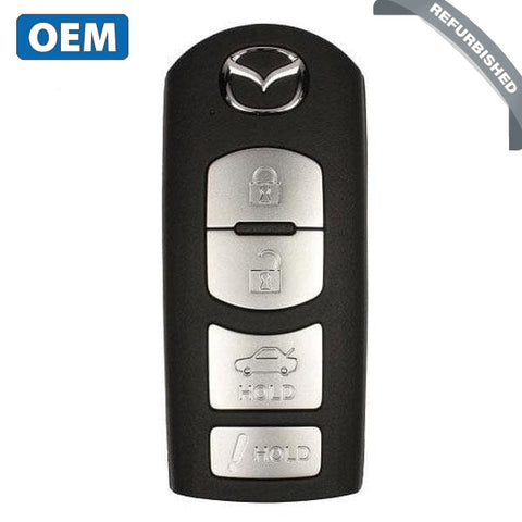 2014-2019 Mazda / 4-Button Smart Key / PN: GJY9-67-5DY / WAZSKE13D01 (OEM Refurb) - UHS Hardware 2014-2019 Mazda / 4-Button Smart Key / PN: GJY9-67-5DY / WAZSKE13D01 (OEM Refurb) - UHS Hardware