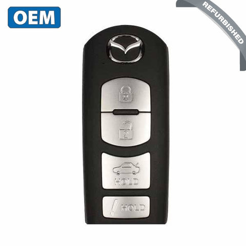 2014-2019 Mazda / 4-Button Smart Key / PN: GJY9-67-5DY / WAZSKE13D02 (OEM) - UHS Hardware 2014-2019 Mazda / 4-Button Smart Key / PN: GJY9-67-5DY / WAZSKE13D02 (OEM) - UHS Hardware