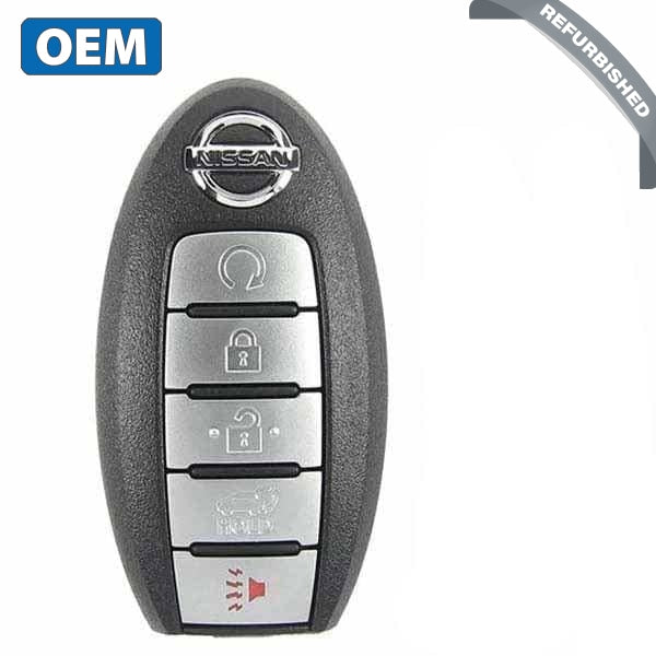 2014-2019 Nissan Murano Pathfinder / 5-Button Smart Key w/ Hatch / PN: 285E3-5AA5A / KR5S180144014 / IC 204 (OEM Refurb) - UHS Hardware 2014-2019 Nissan Murano Pathfinder / 5-Button Smart Key w/ Hatch / PN: 285E3-5AA5A / KR5S180144014 / IC 204 (OEM Refurb) - UHS Hardware