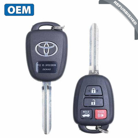2014-2019 Toyota Camry Corolla / 4-Button Remote Head Key Pn: 89070-06421 Hyq12Bdm (H Chip) (Oem) 2014-2019 Toyota Camry Corolla / 4-Button Remote Head Key Pn: 89070-06421 Hyq12Bdm (H Chip) (Oem)