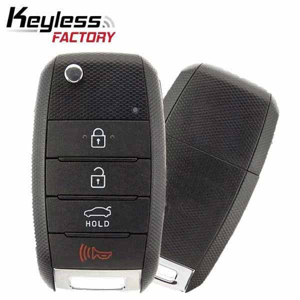 2014-2017 Kia Rio / 4-Button Flip Key / PN: 95430-1W023 / TQ8-RKE3F05 (RFK-KIA-13A) - UHS Hardware 2014-2017 Kia Rio / 4-Button Flip Key / PN: 95430-1W023 / TQ8-RKE3F05 (RFK-KIA-13A) - UHS Hardware