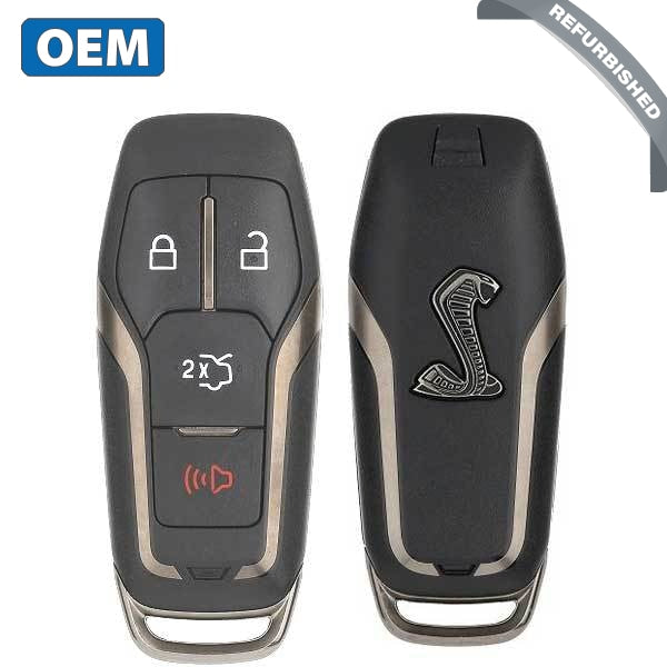 2015-2017 Ford Mustang / 4-Button Smart Key / PN: 164-R8143 / M3N-A2C31243800 (1 WAY) (OEM Refurb) - UHS Hardware 2015-2017 Ford Mustang / 4-Button Smart Key / PN: 164-R8143 / M3N-A2C31243800 (1 WAY) (OEM Refurb) - UHS Hardware