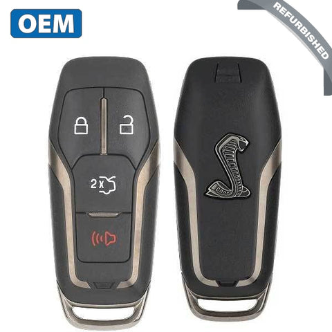 2015-2017 Ford Mustang / 4-Button Smart Key / PN: 164-R8143 / M3N-A2C31243800 (1 WAY) (OEM Refurb) - UHS Hardware 2015-2017 Ford Mustang / 4-Button Smart Key / PN: 164-R8143 / M3N-A2C31243800 (1 WAY) (OEM Refurb) - UHS Hardware