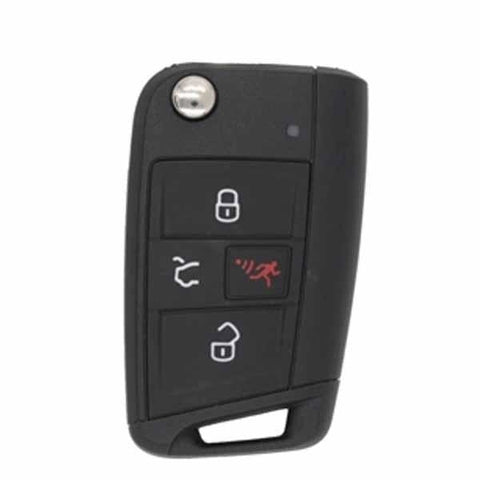 2015-2019 Volkswagen Golf Gti / 4-Button Remote Flip Key Pn: 5G0 959 752 Bd Nbgfs12A01 Mqb (Oem) 2015-2019 Volkswagen Golf Gti / 4-Button Remote Flip Key Pn: 5G0 959 752 Bd Nbgfs12A01 Mqb (Oem)