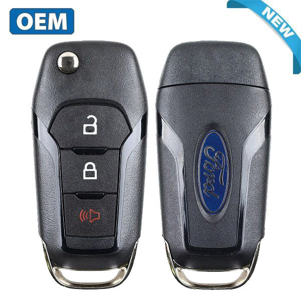 2015-2021 Ford / 3-Button Flip Key / PN: 164-R8130 / N5F-A08TAA (OEM) - UHS Hardware 2015-2021 Ford / 3-Button Flip Key / PN: 164-R8130 / N5F-A08TAA (OEM) - UHS Hardware