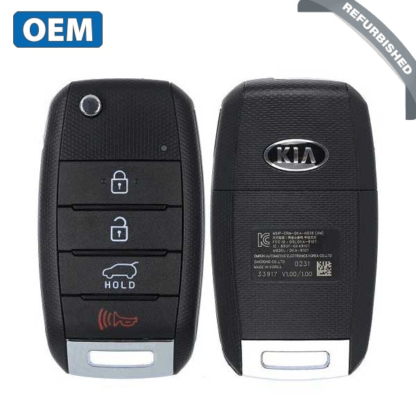 2015-2020 Kia Sorento/ 4-Button Flip Key / PN: 95430-C5101 / OSLOKA-910T (UM) (OEM) - UHS Hardware 2015-2020 Kia Sorento/ 4-Button Flip Key / PN: 95430-C5101 / OSLOKA-910T (UM) (OEM) - UHS Hardware