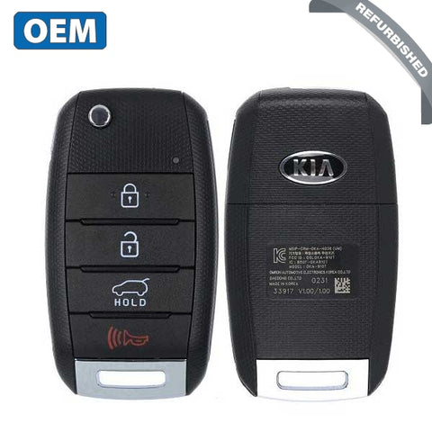 2015-2020 Kia Sorento / 4-Button Remote Flip Key / PN: 95430-C5100 / OSLOKA-910T (OEM) - UHS Hardware 2015-2020 Kia Sorento / 4-Button Remote Flip Key / PN: 95430-C5100 / OSLOKA-910T (OEM) - UHS Hardware