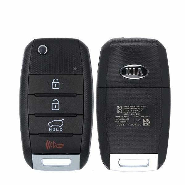 2015-2020 Kia Sorento / 4-Button Remote Flip Key / PN: 95430-C5100 / OSLOKA-910T (OEM) - UHS Hardware 2015-2020 Kia Sorento / 4-Button Remote Flip Key / PN: 95430-C5100 / OSLOKA-910T (OEM) - UHS Hardware
