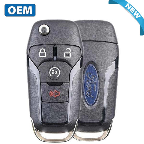 2015-2021 Ford F-Series Raptor Ranger / 4-Button Flip Key / HS / PN: 164-R8134 / N5F-A08TDA (OEM) - UHS Hardware 2015-2021 Ford F-Series Raptor Ranger / 4-Button Flip Key / HS / PN: 164-R8134 / N5F-A08TDA (OEM) - UHS Hardware