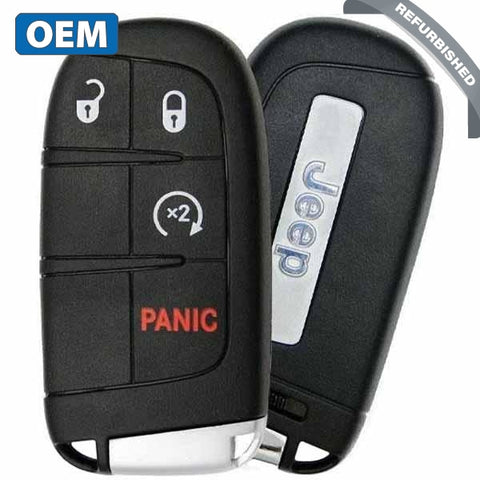 2015-2021 Jeep Renegade / 4-Button Smart Key / PN: 6BY88DX9AA / M3N-40821302 (OEM Refurb) - UHS Hardware 2015-2021 Jeep Renegade / 4-Button Smart Key / PN: 6BY88DX9AA / M3N-40821302 (OEM Refurb) - UHS Hardware