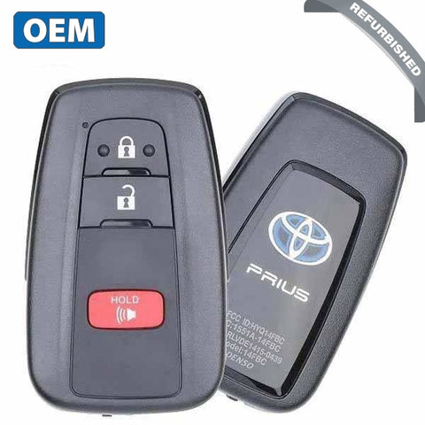 2016-2020 Toyota Prius / 3-Button Smart Key / PN: 89904-47530 / HYQ14FBC (OEM Refurb) - UHS Hardware 2016-2020 Toyota Prius / 3-Button Smart Key / PN: 89904-47530 / HYQ14FBC (OEM Refurb) - UHS Hardware