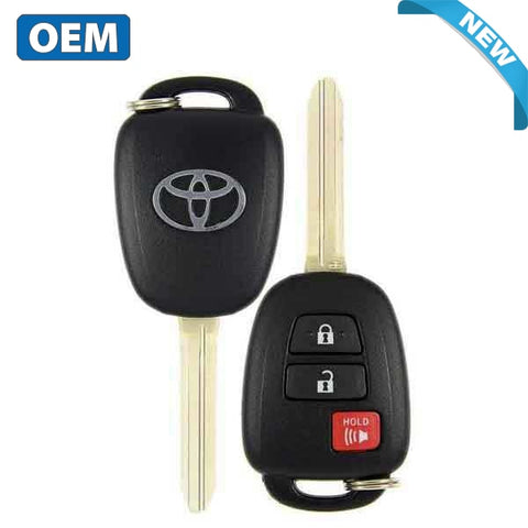 2016-2020 Toyota Tacoma / 3-Button Remote Head Key / PN: 89070-04020 / HYQ12BDP (H Chip) (OEM) - UHS Hardware 2016-2020 Toyota Tacoma / 3-Button Remote Head Key / PN: 89070-04020 / HYQ12BDP (H Chip) (OEM) - UHS Hardware