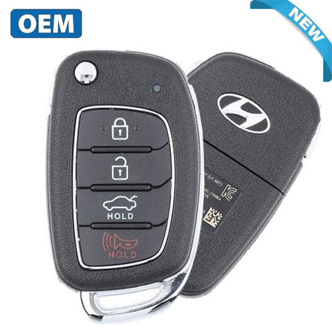 2017-2019 Hyundai Sonata / 4-Button Remote Flip Key / PN: 95430-C1210 / TQ8-RKE-4F25 (OEM) - UHS Hardware 2017-2019 Hyundai Sonata / 4-Button Remote Flip Key / PN: 95430-C1210 / TQ8-RKE-4F25 (OEM) - UHS Hardware