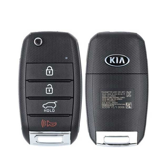 2017-2019 Kia Niro / 4-Button Flip Key / PN: 95430-G5010 / SY5JFRGE04 (DE 4BT) (OEM) - UHS Hardware 2017-2019 Kia Niro / 4-Button Flip Key / PN: 95430-G5010 / SY5JFRGE04 (DE 4BT) (OEM) - UHS Hardware