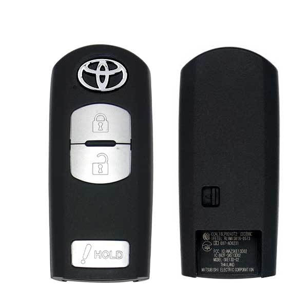 2017-2020 Toyota Yaris iA / 3-Button Smart Key / PN: 89904-WB004 / WAZSKE13D01(OEM) - UHS Hardware 2017-2020 Toyota Yaris iA / 3-Button Smart Key / PN: 89904-WB004 / WAZSKE13D01(OEM) - UHS Hardware