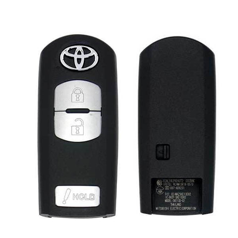 2017-2020 Toyota Yaris iA / 3-Button Smart Key / PN: 89904-WB004 / WAZSKE13D01(OEM) - UHS Hardware 2017-2020 Toyota Yaris iA / 3-Button Smart Key / PN: 89904-WB004 / WAZSKE13D01(OEM) - UHS Hardware