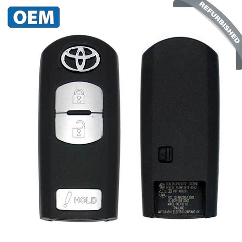 2017-2020 Toyota Yaris iA / 3-Button Smart Key / PN: 89904-WB004 / WAZSKE13D02 (OEM Refurb) - UHS Hardware 2017-2020 Toyota Yaris iA / 3-Button Smart Key / PN: 89904-WB004 / WAZSKE13D02 (OEM Refurb) - UHS Hardware