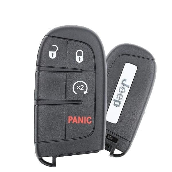 2017-2021 Jeep Compass Trailhawk / 4-Button Smart Key / PN: 68250337AB / M3N-40821302 / ID47 (OEM Refurb) - UHS Hardware 2017-2021 Jeep Compass Trailhawk / 4-Button Smart Key / PN: 68250337AB / M3N-40821302 / ID47 (OEM Refurb) - UHS Hardware