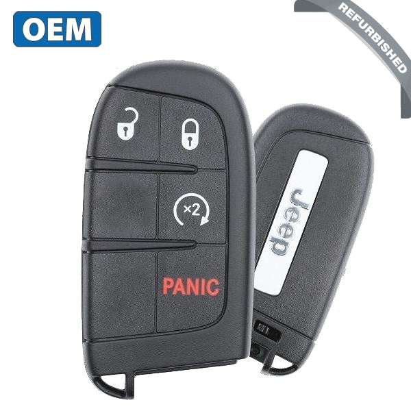 2017-2021 Jeep Compass Trailhawk / 4-Button Smart Key / PN: 68250337AB / M3N-40821302 / ID47 (OEM) - UHS Hardware 2017-2021 Jeep Compass Trailhawk / 4-Button Smart Key / PN: 68250337AB / M3N-40821302 / ID47 (OEM) - UHS Hardware