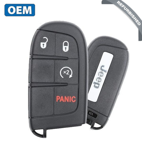 2017-2021 Jeep Compass Trailhawk / 4-Button Smart Key / PN: 68250337AB / M3N-40821302 / ID47 (OEM) - UHS Hardware 2017-2021 Jeep Compass Trailhawk / 4-Button Smart Key / PN: 68250337AB / M3N-40821302 / ID47 (OEM) - UHS Hardware