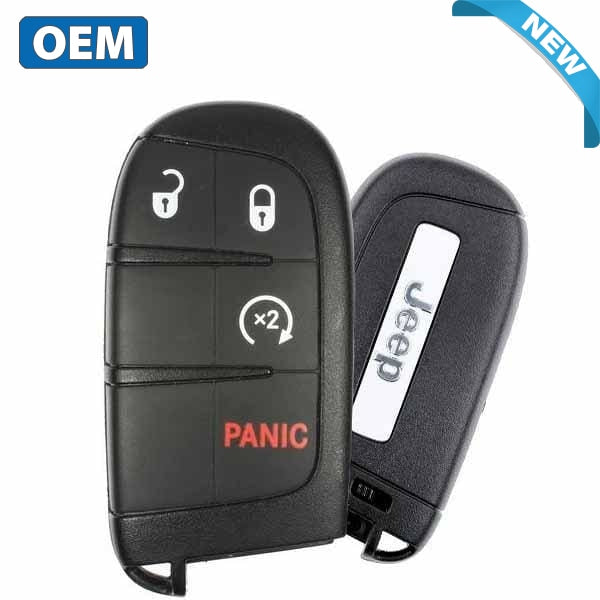 2017-2021 Jeep Compass Trailhawk / 4-Button Smart Key / PN: 68250337AB / M3N-40821302 / ID47 (OEM) - UHS Hardware 2017-2021 Jeep Compass Trailhawk / 4-Button Smart Key / PN: 68250337AB / M3N-40821302 / ID47 (OEM) - UHS Hardware