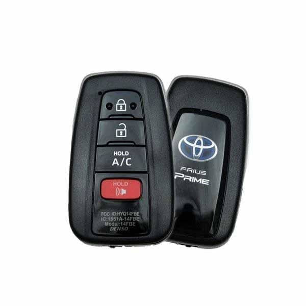2017-2020 Toyota Prius Prime / 4-Button Smart Key / PN: 89904-47460 / HYQ14FBE / Board 0410 (OEM) - UHS Hardware