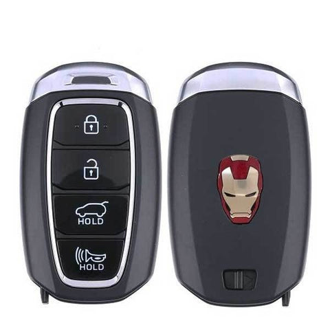 2018-2020 Hyundai Kona / 4-Button Smart Key Pn: 95440-J9010 Tq8-Fob-4F18 Iron Man Logo (Oem) 2018-2020 Hyundai Kona / 4-Button Smart Key Pn: 95440-J9010 Tq8-Fob-4F18 Iron Man Logo (Oem)
