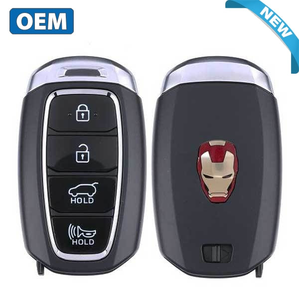 2018-2020 Hyundai Kona / 4-Button Smart Key / PN: 95440-J9010 / TQ8-FOB-4F18 / Iron Man Logo (OEM) - UHS Hardware 2018-2020 Hyundai Kona / 4-Button Smart Key / PN: 95440-J9010 / TQ8-FOB-4F18 / Iron Man Logo (OEM) - UHS Hardware