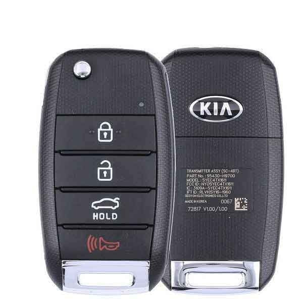 2018-2020 Kia Rio / 4-Button Flip Key / PN: 95430-H9800 / NYOSYEC4TX1611 (433 Mhz)(Canada Production) (OEM) - UHS Hardware 2018-2020 Kia Rio / 4-Button Flip Key / PN: 95430-H9800 / NYOSYEC4TX1611 (433 Mhz)(Canada Production) (OEM) - UHS Hardware