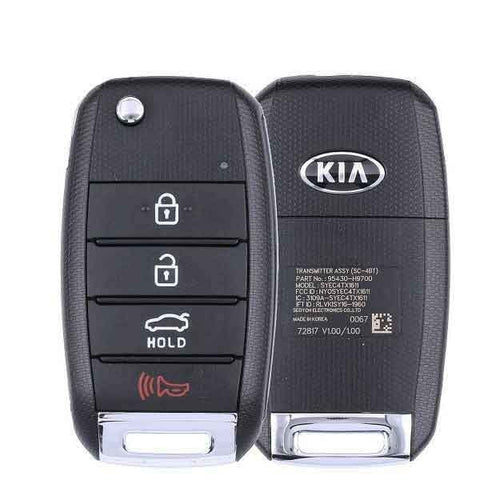2018-2020 Kia Rio / 4-Button Flip Key / PN: 95430-H9800 / NYOSYEC4TX1611 (433 Mhz)(Canada Production) (OEM) - UHS Hardware 2018-2020 Kia Rio / 4-Button Flip Key / PN: 95430-H9800 / NYOSYEC4TX1611 (433 Mhz)(Canada Production) (OEM) - UHS Hardware
