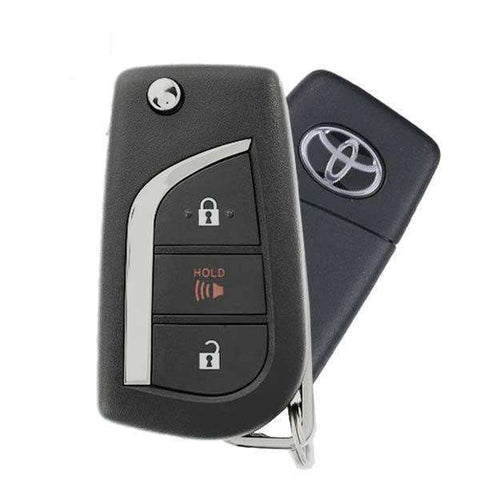 2018-2020 Toyota C-HR / 3-Button Flip Key / PN: 89070-F4080 / MOZB97TZ (Chip ID 4D H) (OEM) - UHS Hardware 2018-2020 Toyota C-HR / 3-Button Flip Key / PN: 89070-F4080 / MOZB97TZ (Chip ID 4D H) (OEM) - UHS Hardware
