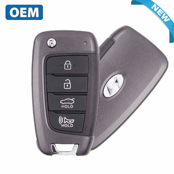 2018-2020 Hyundai Accent / 4-Button Flip Key / PN: 95430-J0700 / NYOSYEC4TX1707 (HC 4BT) (OEM) - UHS Hardware 2018-2020 Hyundai Accent / 4-Button Flip Key / PN: 95430-J0700 / NYOSYEC4TX1707 (HC 4BT) (OEM) - UHS Hardware
