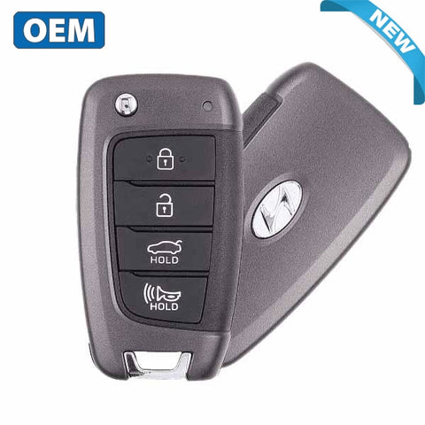 2018-2020 Hyundai Accent / 4-Button Flip Key / PN: 95430-J0700 / NYOSYEC4TX1707 (HC 4BT) (OEM) - UHS Hardware 2018-2020 Hyundai Accent / 4-Button Flip Key / PN: 95430-J0700 / NYOSYEC4TX1707 (HC 4BT) (OEM) - UHS Hardware
